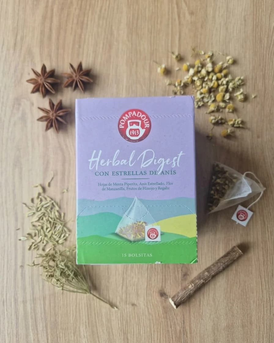 Herbal Digest Pompadour · 15 bolsitas