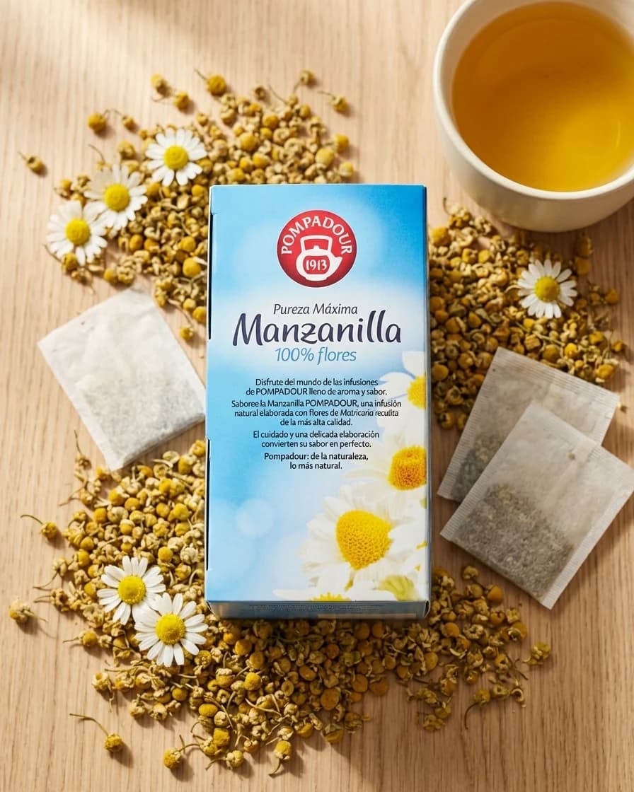 Manzanilla Pompadour · 100 bolsitas