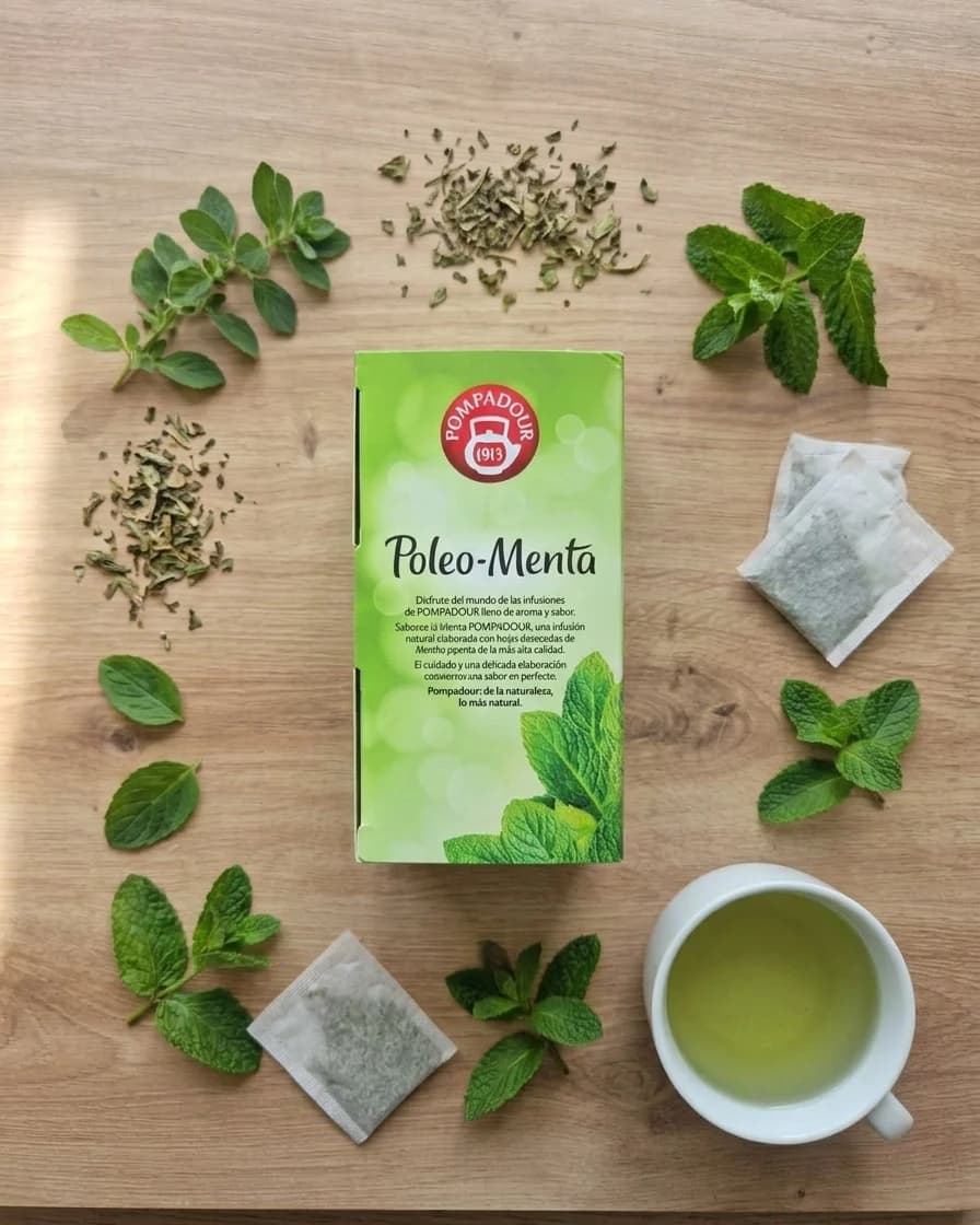 Poleo-Menta Pompadour · 100 bolsitas
