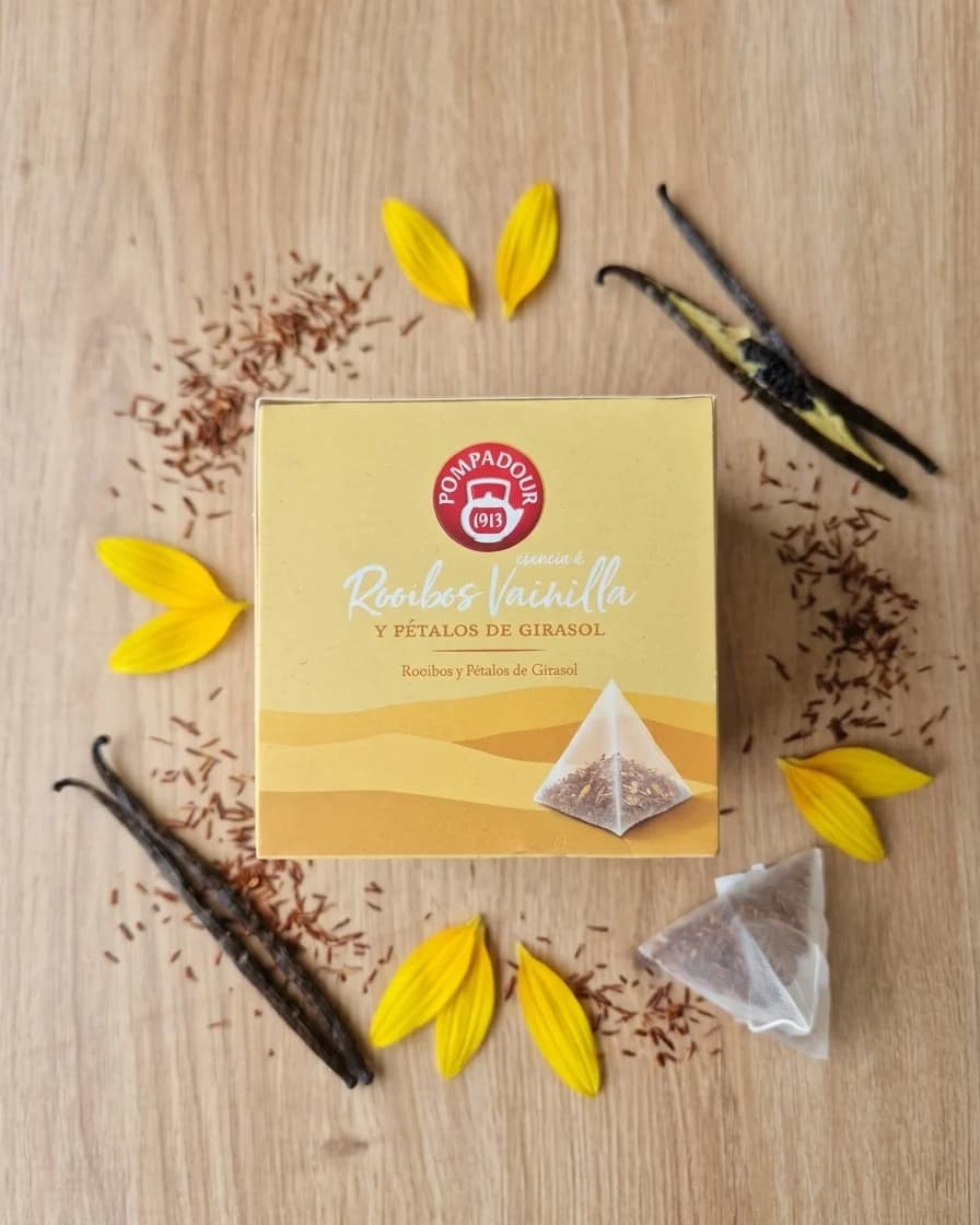 Rooibos Vainilla Pompadour · 15 bolsitas